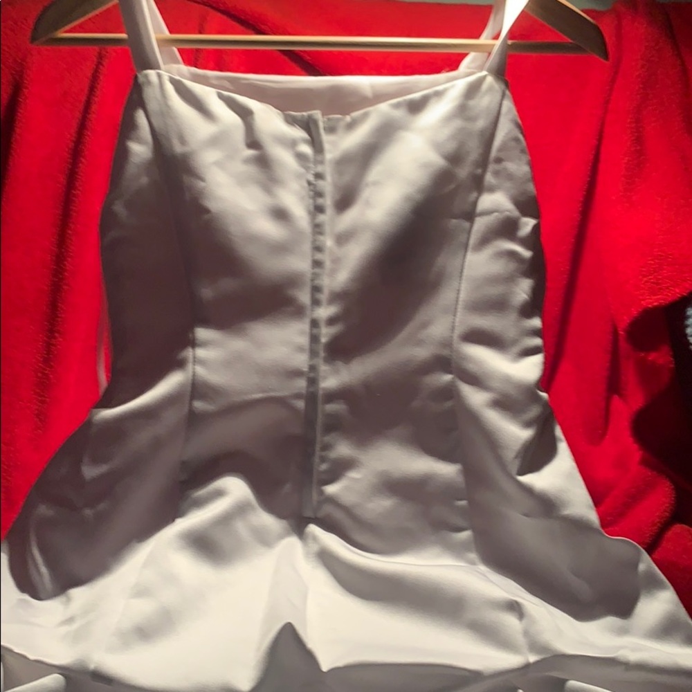 White cocktail dress